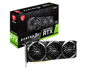 RTX3060TIVENTUS3X8GOCLHR MSI Nvidia GeForce RTX 3060 TI Ventus 3X 8G OC LHR Graphics Card 8GB GDDR6 256bit Memory PCI Epr RTX3060TIVENTUS3X8GOCLHR MSI Nvidia GeForce RTX 3060 TI Ventus 3X 8G OC LHR Graphics Card 8GB GDDR6 256bit Memory PCI Epr