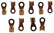 SOLLUG258CPNI Solari Non Insulated Copper Battery Cable Lug 25  8mm Pack of 10 For Use With Cable Size 25mm Ey