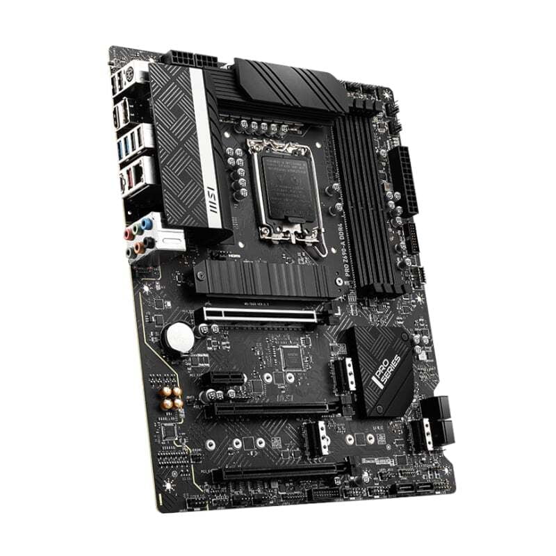 PROZ690ADDR4 MSI PRO Z690A DDR4 LGA1200 Motherboard  Supports 12th Gen Intel Core Processors Pentium Gold and