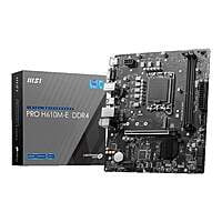 PROH610MEDDR4 MSI H610ME PRO Intel LGA1700 MATX Motherboard PROH610MEDDR4 MSI H610ME PRO Intel LGA1700 MATX Motherboard