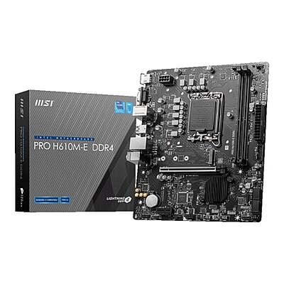 PROH610MEDDR4 MSI H610ME PRO Intel LGA1700 MATX Motherboard