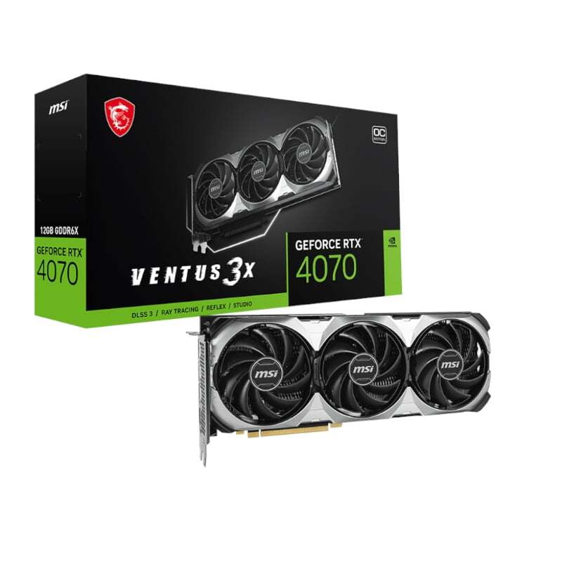 RTX4070VENTUS3XE12GOC MSI GF RTX 4070 VENTUS 3X E 12G OC RTX4070VENTUS3XE12GOC MSI GF RTX 4070 VENTUS 3X E 12G OC